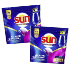 Sun vaatwastabletten of capsules